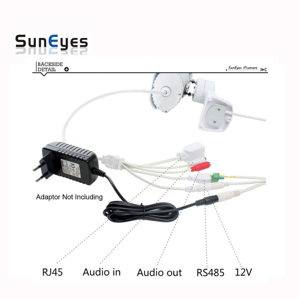 SunEyes SA0003R скобка PTZ комплект для CCTV и ip камеры с пультом дистанционного управления
