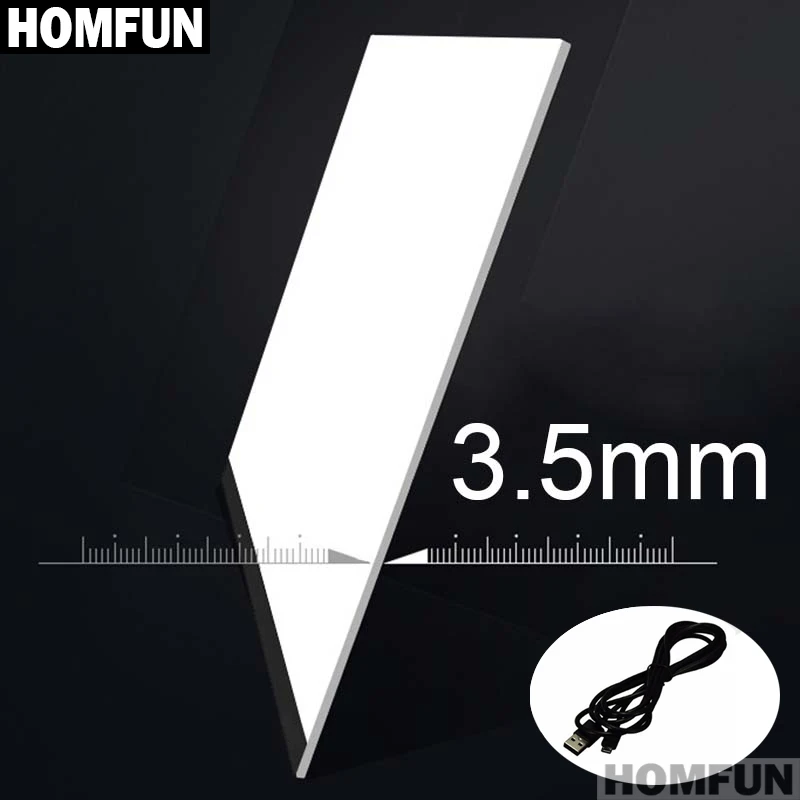 HOMFUN A4 светодиодный ist тонкий арт трафарет доска для рисования светильник