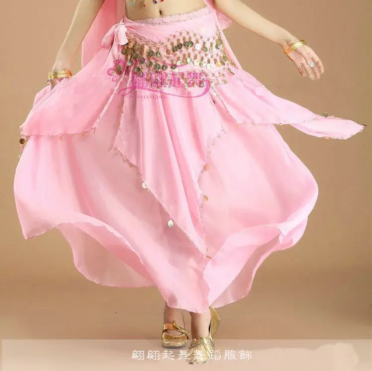 Высокое качество Bellydancing юбки юбка Танец живота Костюм спортивный платье или производительность юбка