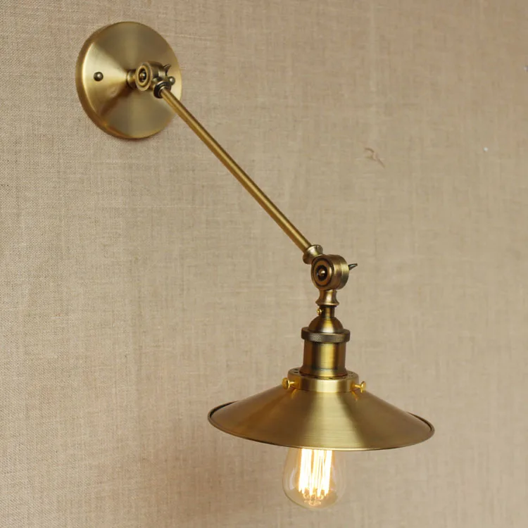 Adjsutable настенный светильник с длинным кронштейном Светильники для спальни