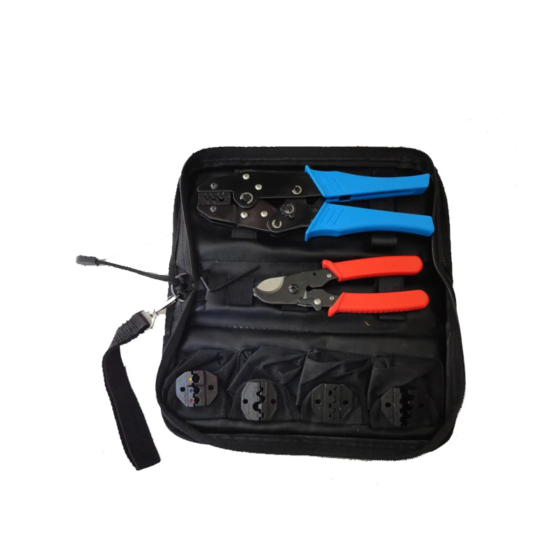

LS-K04WF High Quality Mini Oxford Combination Tools Kit with LS-04WFCcrimping tool,LS-206cable cutter and replaceable die set