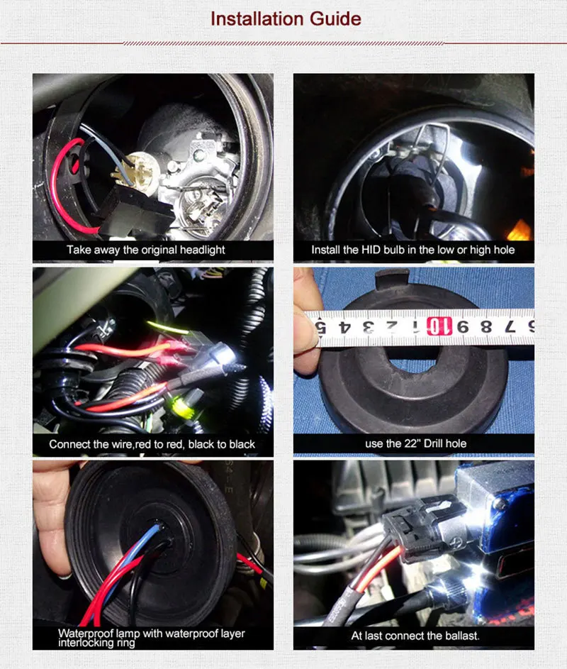 1 комплект Hid xenon Kit 0,1 Second Быстрый Яркий F5 55w AC HID комплект H4 ксенон и галогенная лампа 4300k 6000k 8000k автомобильный светильник