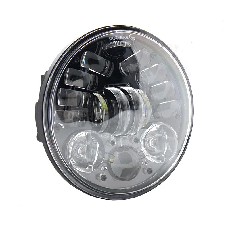 5,75 дюймов DRL Поворотная сигнальная фара для Harley Dyna Sportster 1200 48 883 5-3/" проектор светодиодный мото фара