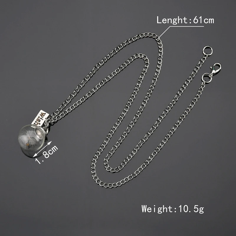 2019 New For Women Dandelion Pendant Long Necklace Fashion Jewelry Accessories Chain Men Necklaces Gift Choker | Украшения и