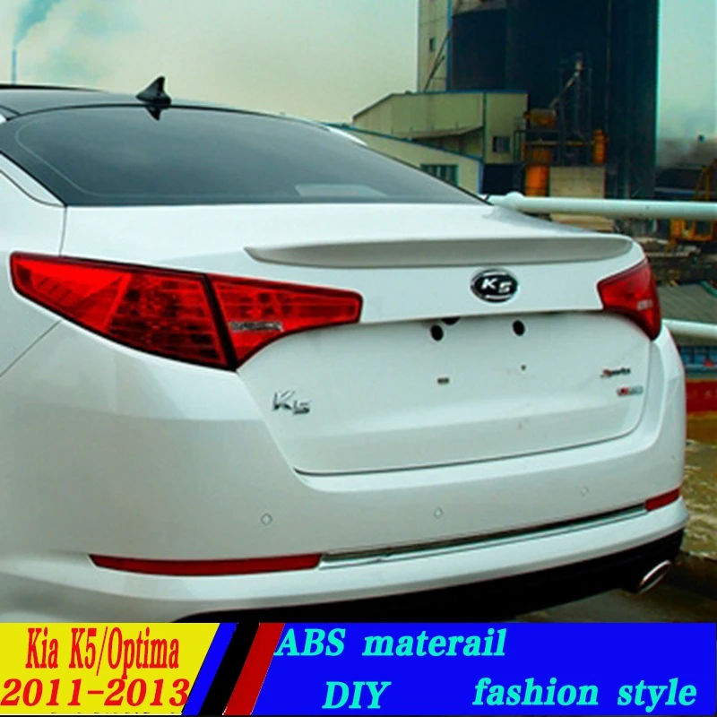 Используется для Kia optima k5 спойлер 2011-2013 K5 высокого качества ABS Материал заднее