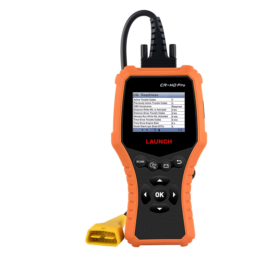 Считыватель кодов obd2 Launch Car и Truck диагностический сканер поддержка 12 В/24