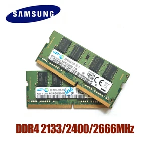 samsung ddr4 ram 4g 8g 16g laptop memory ram 2133 2400 2666mhz 1 2v dram stick for notebook laptop 4gb 8gb 16gb ram free global shipping