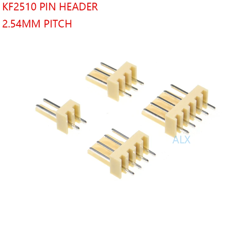 Штырьковый разъем 2510 A KF2510 с шагом 2 54 мм 2P/3P/4P/5P/6P/7P/8P/9P/10P/11P 50 шт./Прямая игла 12P для