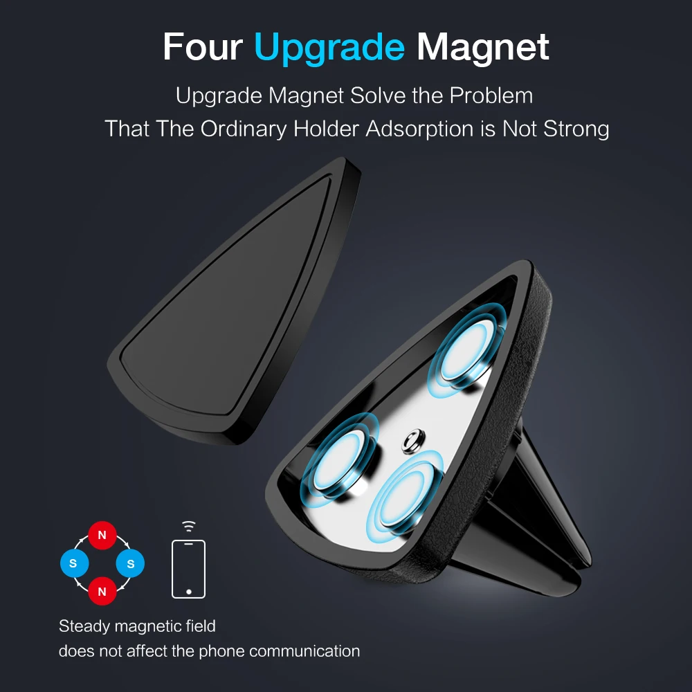 KISSCASE магнитный автомобильный держатель для телефона универсальный gps мобильного