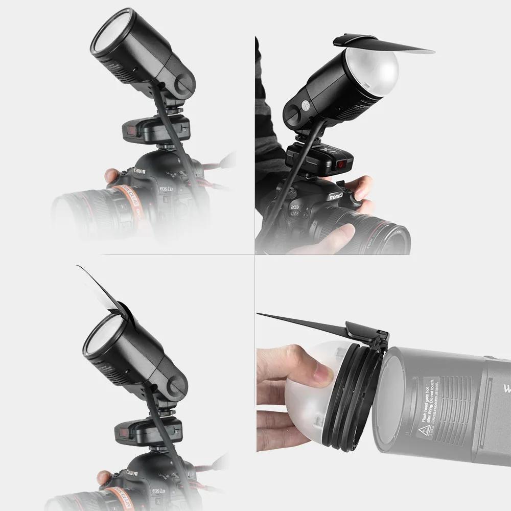 Godox AK R1 карманная вспышка аксессуары комплект для H200R круглая AD200