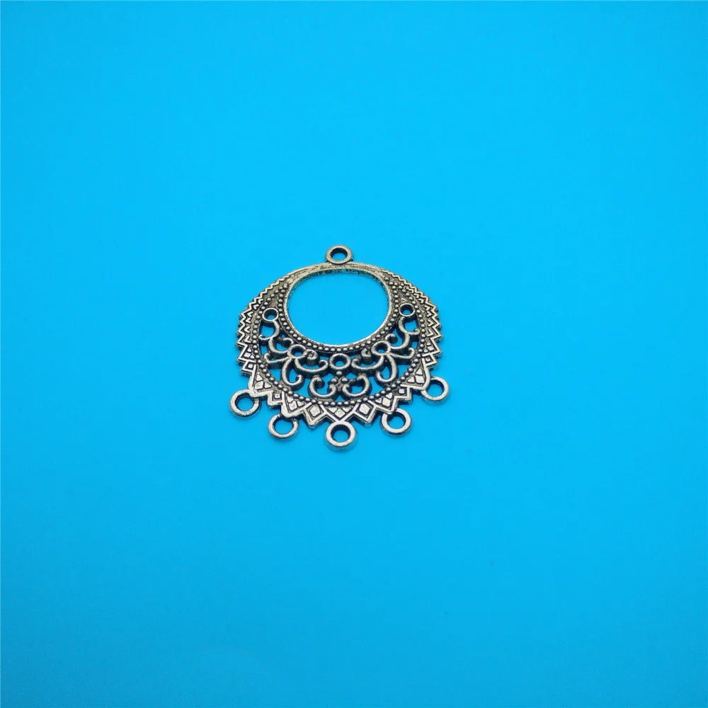 Винтажный серебряный сплав смешанный воздушный шар соединитель Arc harmomphe Подвески