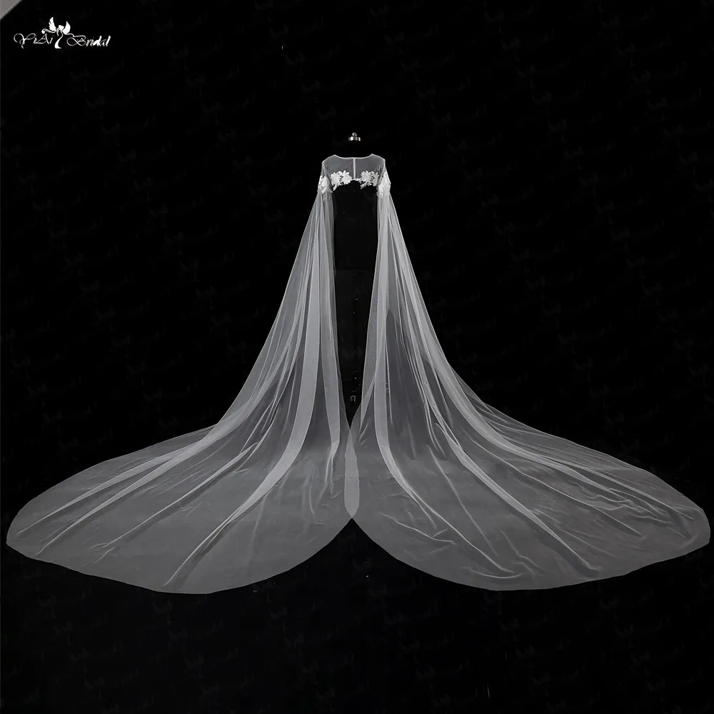 LZP040 аппликация лодочка шеи Длинные свадебные накидки плеча шали|shoulder shawls|long wedding