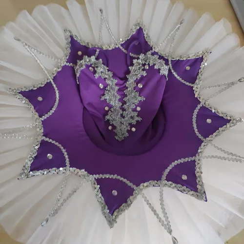 purple Детское балетное платье для танцев; балетное платье-пачка для девочек; детское балетное трико; детский танцевальный костюм «Лебединое озеро»; танцевальная одежда принцессы; 90 - Цвет: purple