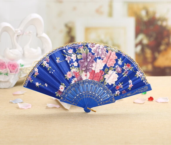 10 шт. испанский кружевной веер для танцев фламенко цветочный узор китайские