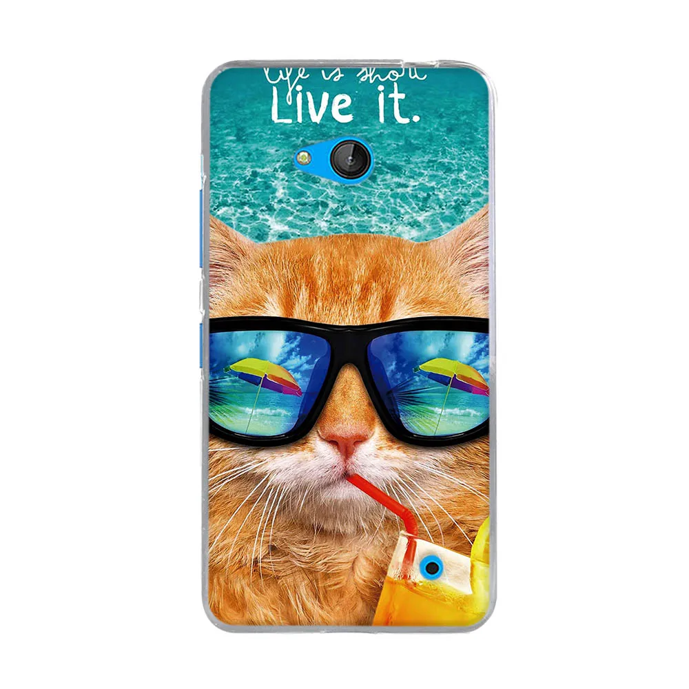 ТПУ чехол для Nokia microsoft Lumia 640 LTE 5," ультра тонкий чехол для Nokia microsoft Lumia 640 LTE задний Мягкий силиконовый чехол s Shell