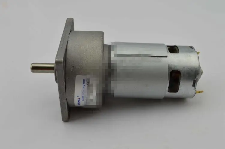 ZGA60FM G DC 12V 24V вращающийся коннектор скорости 8mm Dia вал редукторный двигатель 2RPM 300
