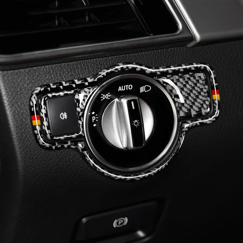 For Mercedes Benz A B C E G Class CLA GLA GLE GLK Car Interior Headlamp Switch Sticker Trim Refit Frame Decor Cover | Автомобили и