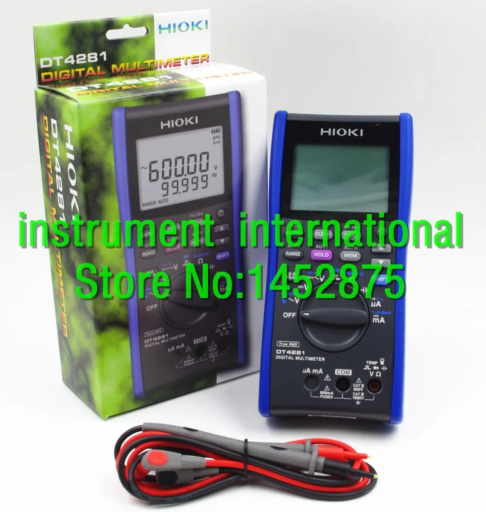 Цифровой мультиметр HIOKI DT4281 Быстрая Производительность профессионального