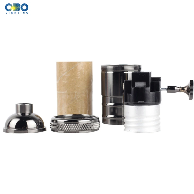 Винтажный держатель осветительной лампы алюминиевая Подвесная лампа с