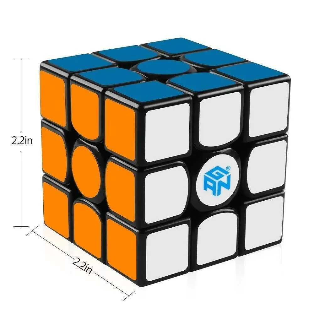 Gan 356 Air SM speed Magic Cube 3x3 Магнитный куб-головоломка с ЕСС V2 Весна 3x3x3 Cubo Magico ультра-гладкая безопасная ABS