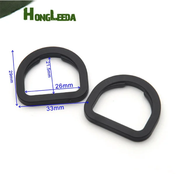 Регулируемая пряжка для ремня 1 дюйм 25 мм черная KAM регулировать пряжки