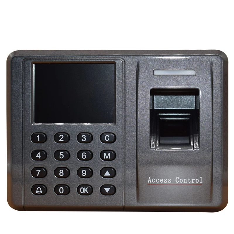 125 кГц Rfid отпечатков пальцев Wiegand контроль доступа ЖК дисплей TCP/IP запись времени