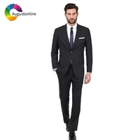 2019 black business suits men suits for wedding blazer tailored made slim fit formal tuxedo best man terno masculino 2pieces