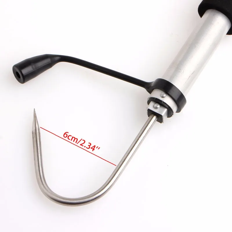 Телескопическая Выдвижная рыба Gaff нержавеющая подледная Морская Рыбалка Копье