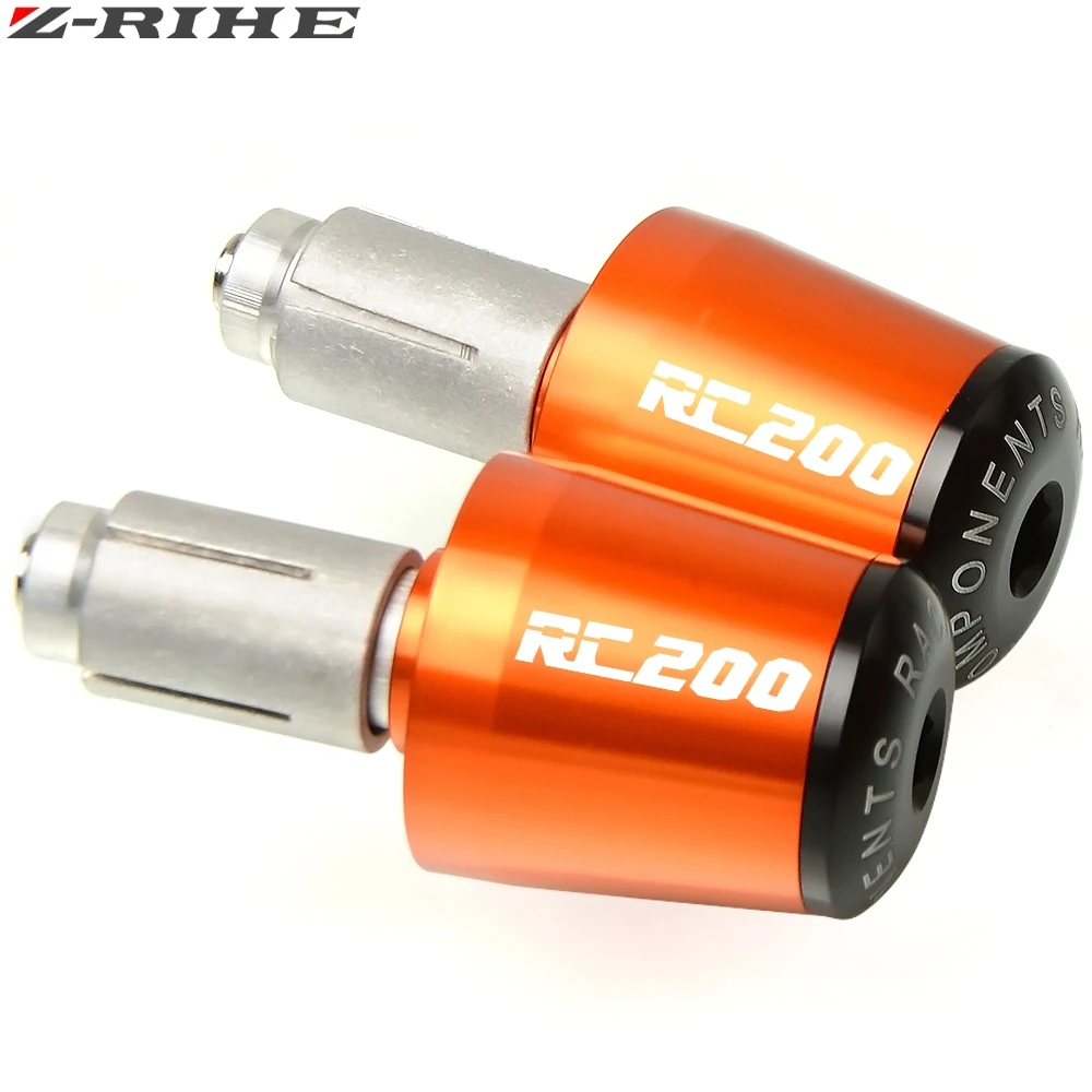 

7/8 ''22 мм для RC 125 200 390 690 ЧПУ Алюминиевый аксессуары для мотоциклов на руле Концы рукояток для защиты RC200 RC 200