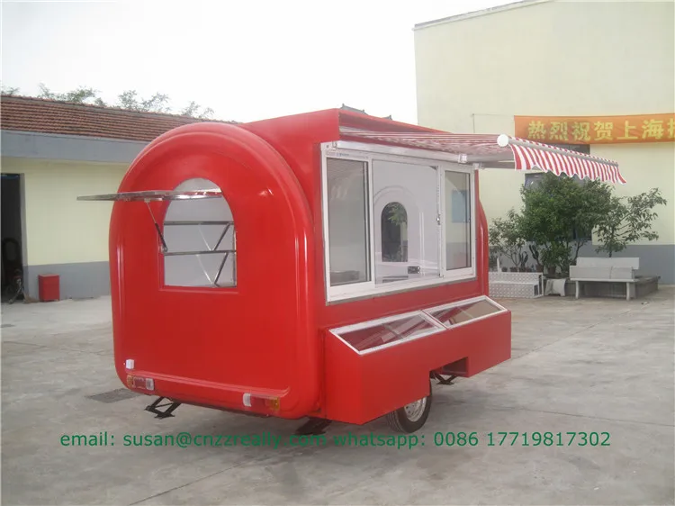 Прицеп airstream из нержавеющей стали прицеп для еды на заказ передвижной кухонный |