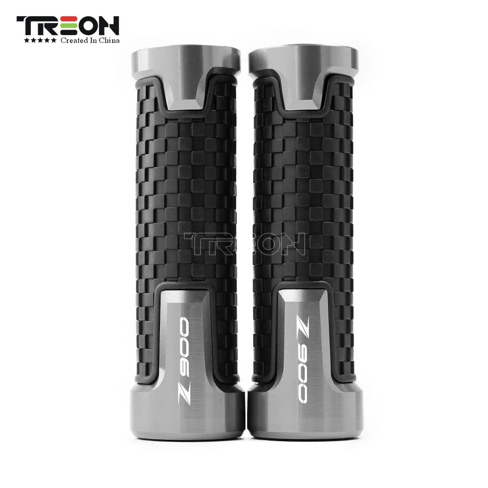

For KAWASAKI Z900 Z-900 2017 Motorcycle Accessories Racing Street Handlebar Grips PVC Anti-Skid 7/8 "22mm with Logo for Z900