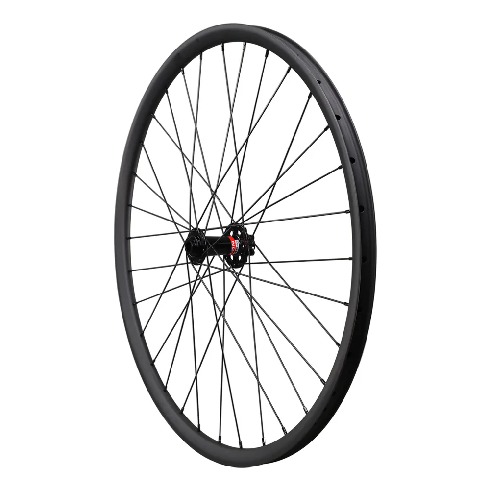 Can 29er 27C углеродный mtb набор бескамерных колес UD матовая отделка сборка с Novat черная ступица и пилла спица 32 отверстия через ось типа