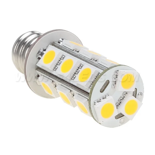 18LED 5050SMD E12 светодиодных фар для авто лампы 12V 24V белого цвета/теплый белый 3 Вт