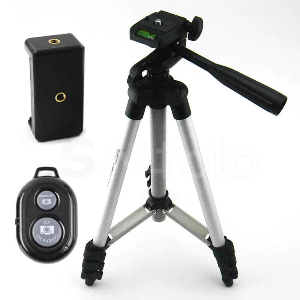 Мини селфи штатив + Bluetooth беспроводной пульт дистанционного управления затвора