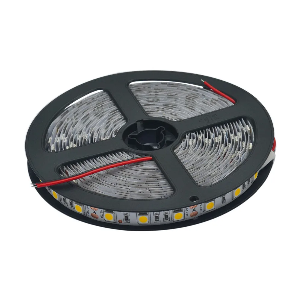 Светодиодная лента 64 Вт белая лампа 6500K 5120lm 300 5050 SMD (12 В постоянного тока/500 см)|led