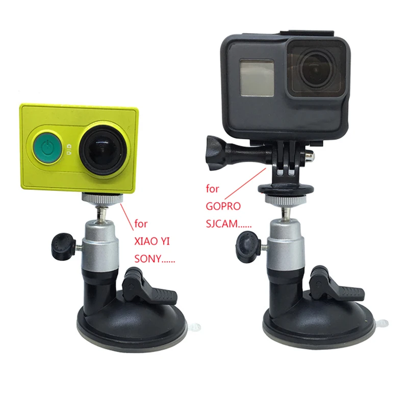 Присоска для спортивной экшн камеры Go Pro Yi 4k оконное стекло автомобильный