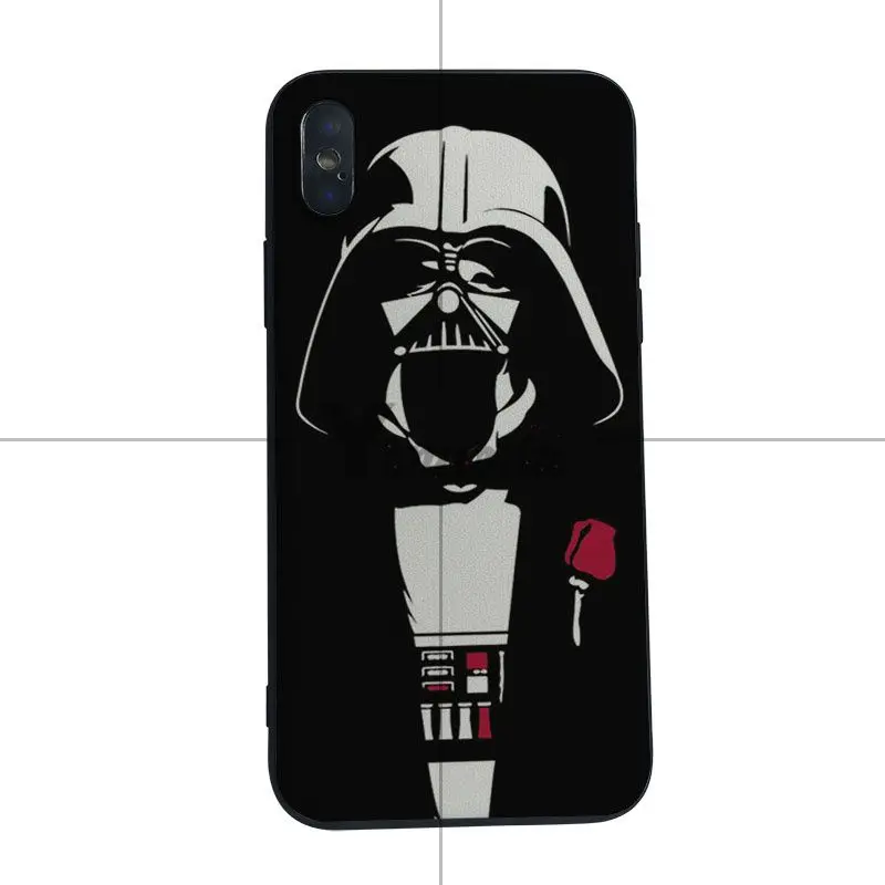 Yinuoda Darth Vader Star Wars мягкий резиновый черный чехол для телефона iphone 7 7plus X XS XR XSMax 8 5 5S 6s 6s Plus Чехол для мобильного телефона