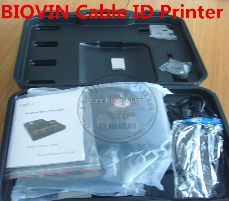 Термоусадочная трубка для принтера английский интерфейс кабеля маркер ID принтер