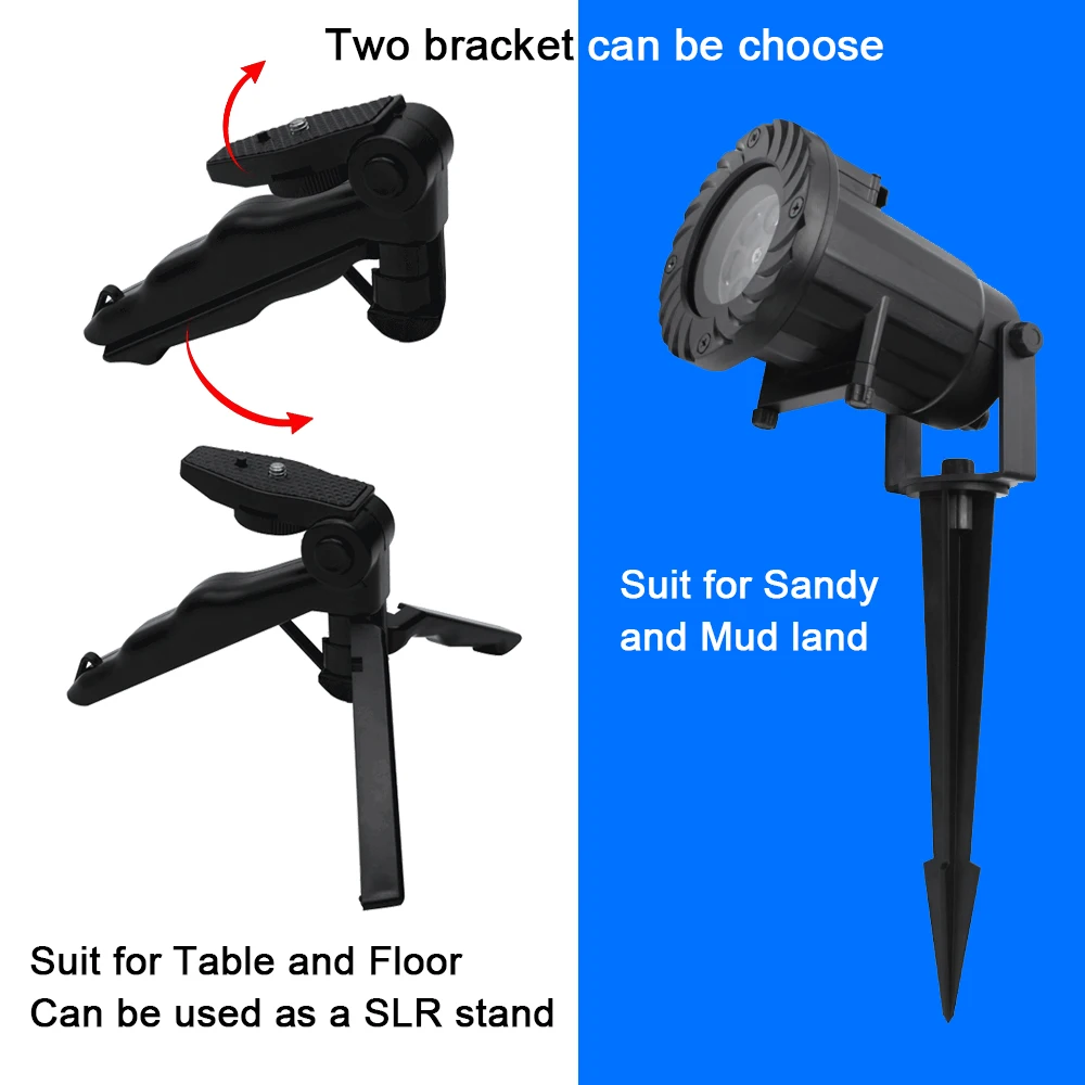 Gvoree Дистанционное управление проектор света для Рождество Водонепроницаемый