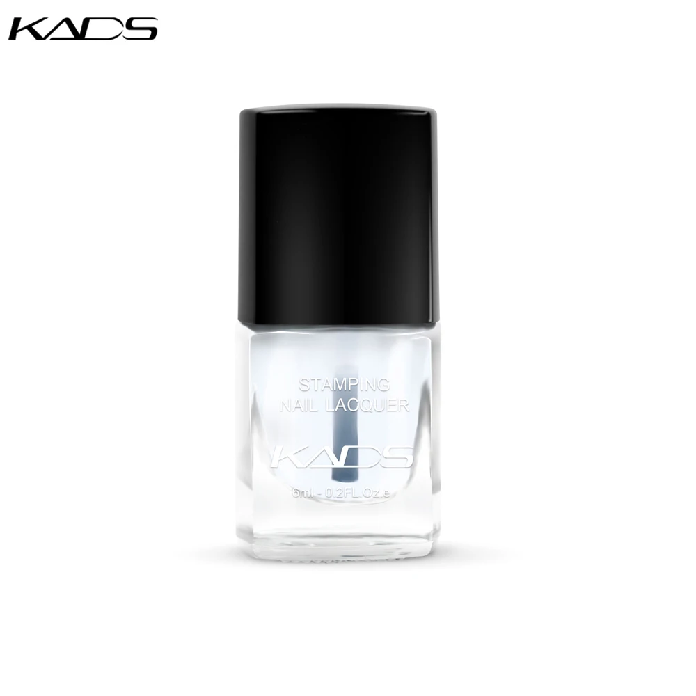 KADS Дизайн Пятно Устойчивостью Верхний Слой Ногтей Штамповки польский Top Coat, разработана для борьбы с ногтей мазки и пятен