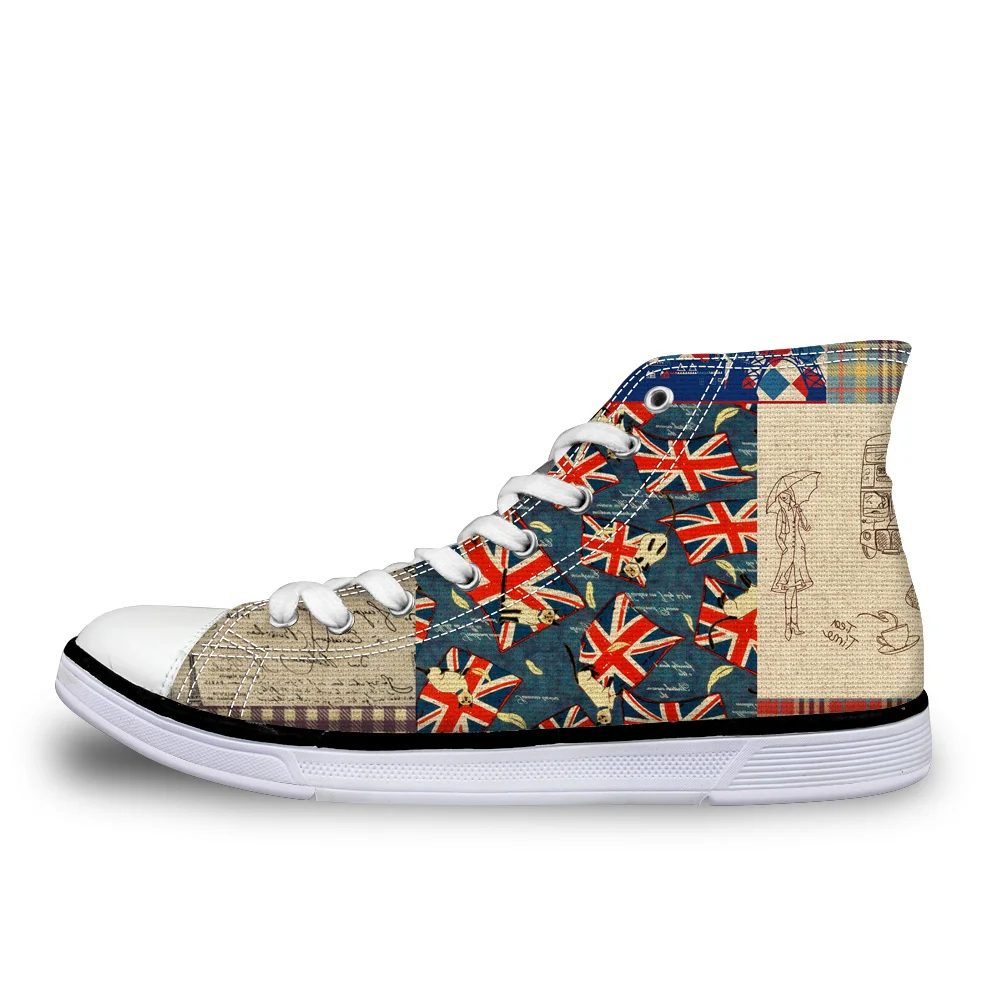 WHEREISART/Женская Вулканизированная обувь на шнуровке с высоким берцем Уникальные