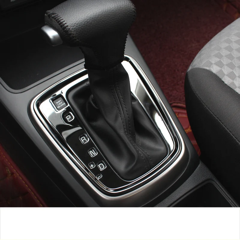 titanium black color Lsrtw2017 нержавеющая сталь автомобиля шестерни Панель Планки для kia rio k2 - Название цвета: titanium black color