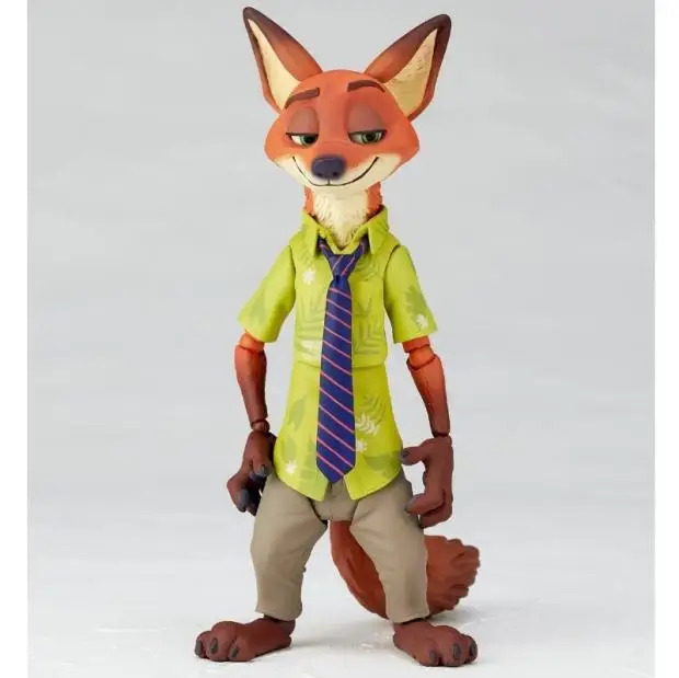 Yamaguchi детские игрушки Zootopia фигурки животных игрушки Ник Фокс ПВХ фигурка мультфильм аниме фигурка Коллекция Модель игрушки