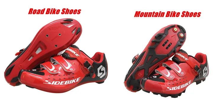 SIDEBIKE/Мужская обувь для дорожного горного велосипеда; Нескользящая дышащая обувь для велоспорта; обувь для триатлона MTB; спортивная обувь с липучкой
