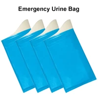 urine bag 4pcs 600ml emergency piss vomit unisex mini portable toilet convert liquid to solid for car driving travel sick