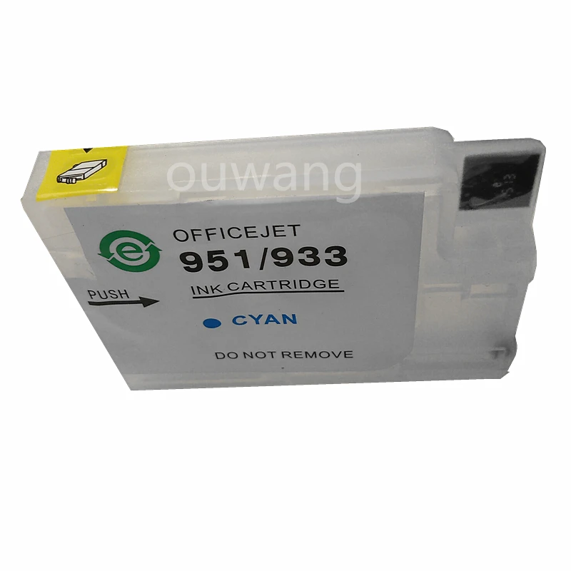 Пустой многоразовый чернильный картридж для Hp 932 933 hp 6100 6600 6700 7110 7610 7612 принтер с