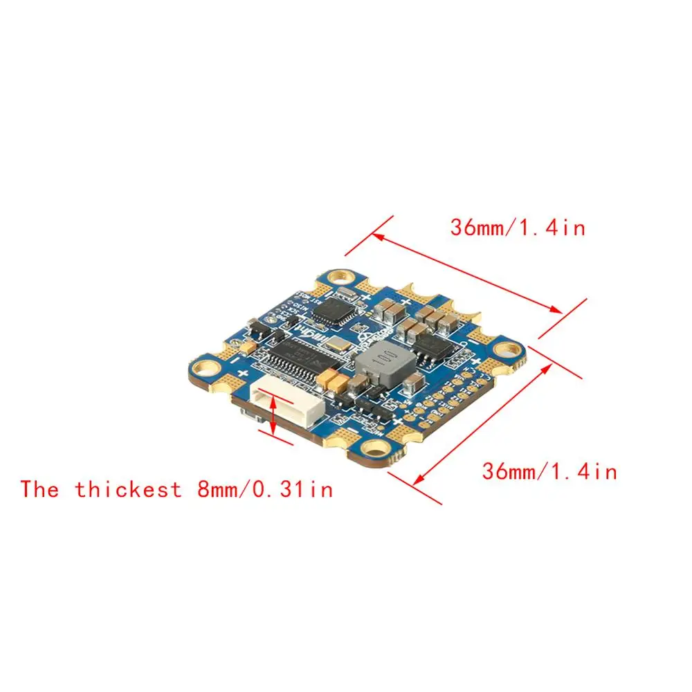 IFlight STM32F303 F3 Kiss iFlight flydukiss лицензированный Контроллер полета FC интегрированный OSD