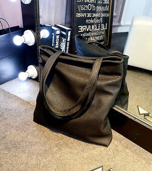 Лидер продаж X Online модная женская сумка большая простая черная тоут для покупок|bag