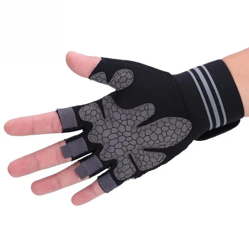 1 пара спортивных перчаток для фитнеса противоскользящие перчатки тяжелой