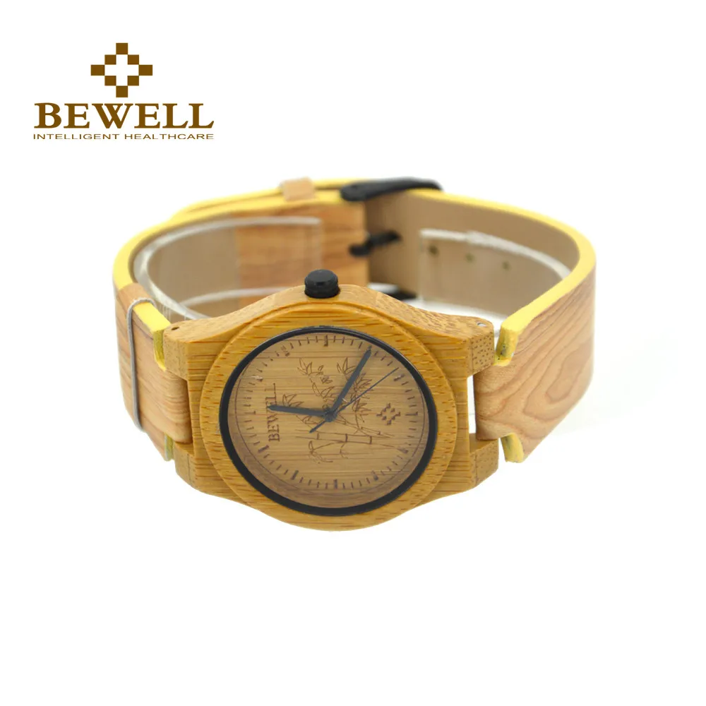 BEWELL Топ люксовый бренд бамбуковые деревянные часы для женщин Аналоговый